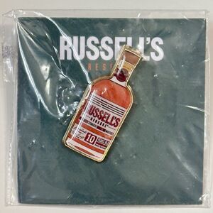 NEW! Russells Reserve 10 Year Old Bourbon Whiskey Bottle Enamel Pin Button